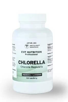 Chlorella tabletter