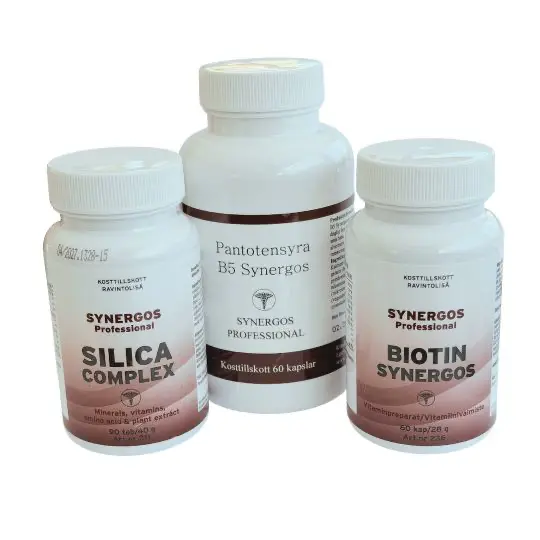 Hår-Paketet med Pantotensyra, Silicea, Biotin