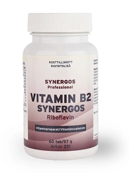 Vitamin B2 synergos